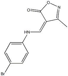 4-[(4-bromoanilino)methylene]-3-methyl-5(4H)-isoxazolone|