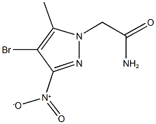 2-{4-bromo-3-nitro-5-methyl-1H-pyrazol-1-yl}acetamide,353455-18-2,结构式