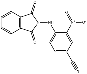 4-[(1,3-dioxo-1,3-dihydro-2H-isoindol-2-yl)amino]-3-nitrobenzonitrile Structure