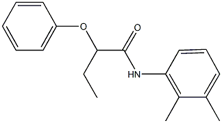 N-(2,3-dimethylphenyl)-2-phenoxybutanamide Struktur