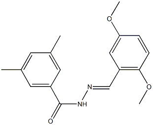 353470-47-0 N'-(2,5-dimethoxybenzylidene)-3,5-dimethylbenzohydrazide