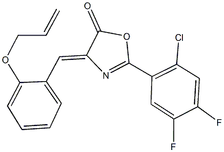 353471-71-3 4-[2-(allyloxy)benzylidene]-2-(2-chloro-4,5-difluorophenyl)-1,3-oxazol-5(4H)-one