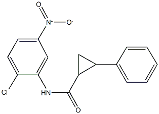 N-{2-chloro-5-nitrophenyl}-2-phenylcyclopropanecarboxamide|