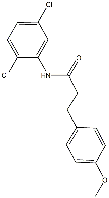 N-(2,5-dichlorophenyl)-3-(4-methoxyphenyl)propanamide Structure