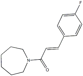 1-[3-(4-fluorophenyl)acryloyl]azepane,353472-99-8,结构式