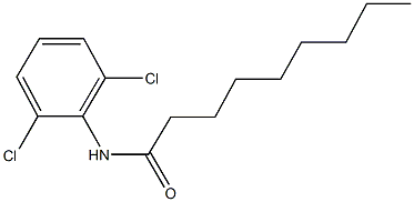 N-(2,6-dichlorophenyl)nonanamide Struktur