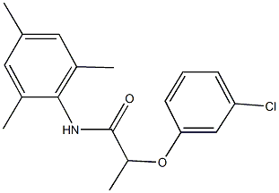 2-(3-chlorophenoxy)-N-mesitylpropanamide,353474-56-3,结构式