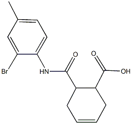 353475-96-4 6-[(2-bromo-4-methylanilino)carbonyl]-3-cyclohexene-1-carboxylic acid