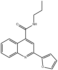 2-(2-furyl)-N-propyl-4-quinolinecarboxamide,353476-37-6,结构式