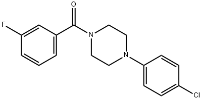 353477-26-6 1-(4-chlorophenyl)-4-(3-fluorobenzoyl)piperazine