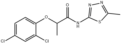 353478-65-6 2-(2,4-dichlorophenoxy)-N-(5-methyl-1,3,4-thiadiazol-2-yl)propanamide