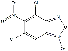 4,6-dichloro-5-nitro-2,1,3-benzoxadiazole 1-oxide Structure