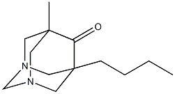 5-butyl-7-methyl-1,3-diazatricyclo[3.3.1.1~3,7~]decan-6-one,353508-11-9,结构式