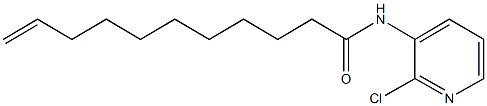 N-(2-chloro-3-pyridinyl)-10-undecenamide Structure