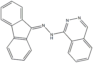 9H-fluoren-9-one 1-phthalazinylhydrazone 结构式
