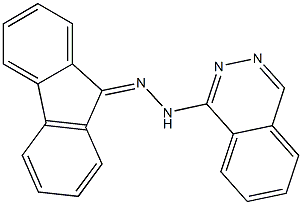 9H-fluoren-9-one 1-phthalazinylhydrazone Struktur