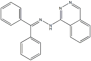 diphenylmethanone 1-phthalazinylhydrazone 结构式
