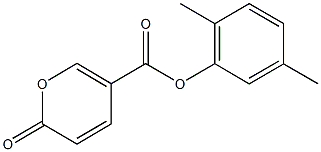 2,5-dimethylphenyl 2-oxo-2H-pyran-5-carboxylate Structure