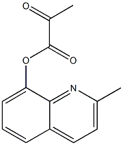 2-methyl-8-quinolinyl 2-oxopropanoate Structure