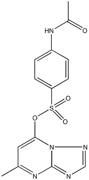 5-methyl[1,2,4]triazolo[1,5-a]pyrimidin-7-yl 4-(acetylamino)benzenesulfonate|