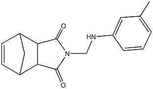 4-(3-toluidinomethyl)-4-azatricyclo[5.2.1.0~2,6~]dec-8-ene-3,5-dione Structure