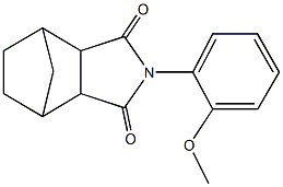 4-(2-methoxyphenyl)-4-azatricyclo[5.2.1.0~2,6~]decane-3,5-dione Structure