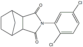 4-(2,5-dichlorophenyl)-4-azatricyclo[5.2.1.0~2,6~]decane-3,5-dione 化学構造式