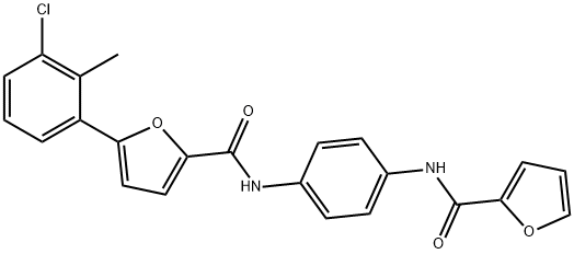 353761-29-2 5-(3-chloro-2-methylphenyl)-N-[4-(2-furoylamino)phenyl]-2-furamide