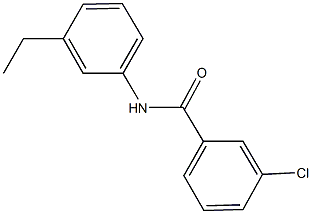 3-chloro-N-(3-ethylphenyl)benzamide,353764-65-5,结构式