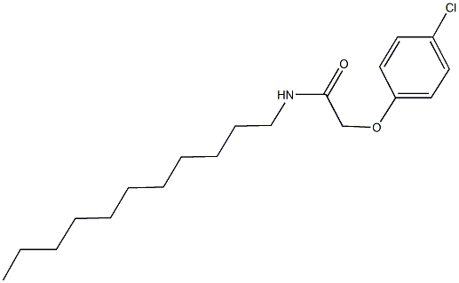 2-(4-chlorophenoxy)-N-undecylacetamide 结构式