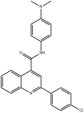 353765-77-2 2-(4-chlorophenyl)-N-[4-(dimethylamino)phenyl]-4-quinolinecarboxamide