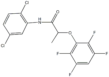 N-(2,5-dichlorophenyl)-2-(2,3,5,6-tetrafluorophenoxy)propanamide|