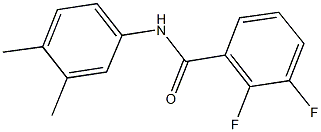 N-(3,4-dimethylphenyl)-2,3-difluorobenzamide 化学構造式