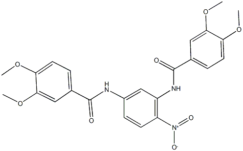 N-{5-[(3,4-dimethoxybenzoyl)amino]-2-nitrophenyl}-3,4-dimethoxybenzamide|