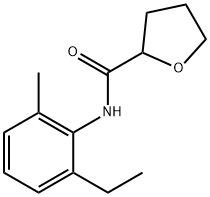 N-(2-ethyl-6-methylphenyl)tetrahydro-2-furancarboxamide 结构式