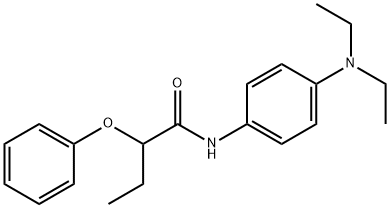 N-[4-(diethylamino)phenyl]-2-phenoxybutanamide Structure