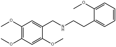 2-(2-methoxyphenyl)-N-(2,4,5-trimethoxybenzyl)ethanamine Struktur