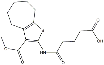 353774-63-7 5-{[3-(methoxycarbonyl)-5,6,7,8-tetrahydro-4H-cyclohepta[b]thien-2-yl]amino}-5-oxopentanoic acid