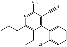 2-amino-4-(2-chlorophenyl)-5-ethyl-6-propylnicotinonitrile|