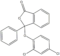 3-(2,4-dichlorophenoxy)-3-phenyl-2-benzofuran-1(3H)-one Struktur