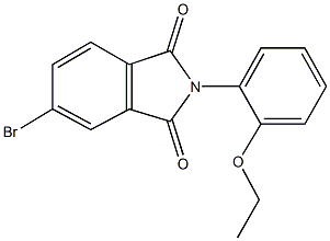 5-bromo-2-(2-ethoxyphenyl)-1H-isoindole-1,3(2H)-dione Structure