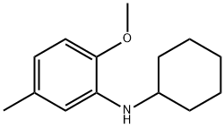 N-cyclohexyl-2-methoxy-5-methylaniline Structure