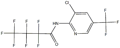 N-[3-chloro-5-(trifluoromethyl)-2-pyridinyl]-2,2,3,3,4,4,4-heptafluorobutanamide Structure