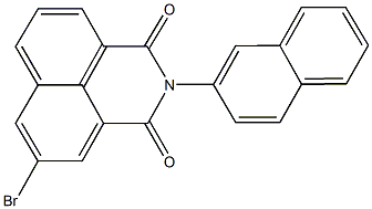 5-bromo-2-(2-naphthyl)-1H-benzo[de]isoquinoline-1,3(2H)-dione Structure