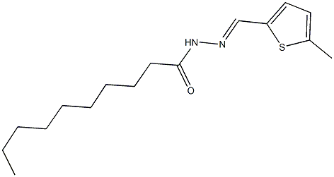 353782-08-8 N'-[(5-methyl-2-thienyl)methylene]decanohydrazide