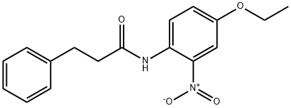 353783-49-0 N-{4-ethoxy-2-nitrophenyl}-3-phenylpropanamide