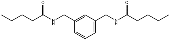 N-{3-[(pentanoylamino)methyl]benzyl}pentanamide Structure