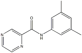 N-(3,5-dimethylphenyl)-2-pyrazinecarboxamide 结构式