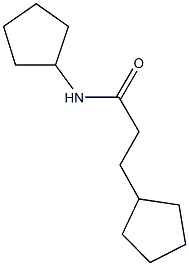 N,3-dicyclopentylpropanamide 结构式