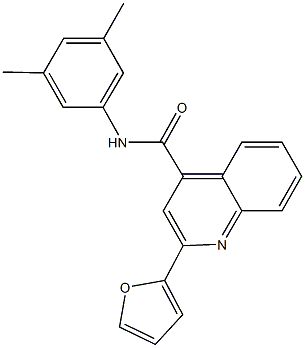 N-(3,5-dimethylphenyl)-2-(2-furyl)-4-quinolinecarboxamide Structure